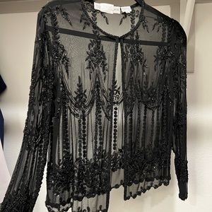 Vintage Scala Beaded Top